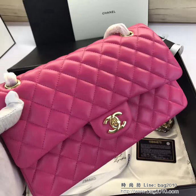 香奈兒CHANEL 原單精品升級版A1112進口小羊皮 金銀鏈條單肩斜挎包 DSC1412